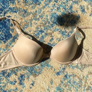 34B Push Up bra nude gently used Calvin Klein
